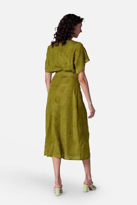 Robes manches courtes Vert - Astrid Black Label