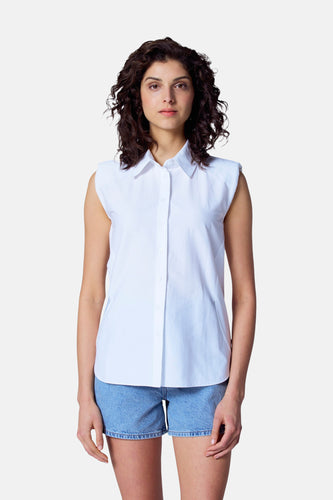 Blouse à manches courtes - blanc
