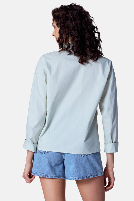 Blouse à manches longues - vert