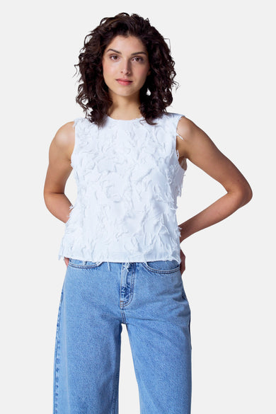 Chemisier (sans manches) Blanc - Astrid Black Label