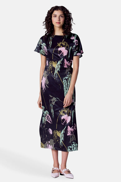 Robe à manches courtes - multicolore