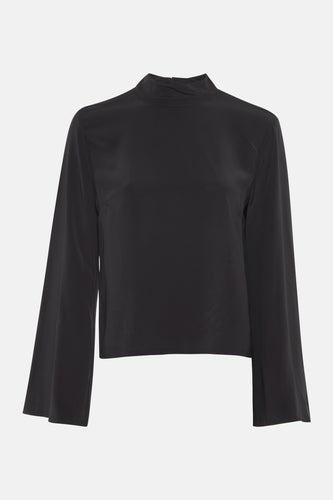 Blouse à manches longues - Noir