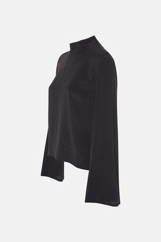 Blouse à manches longues - Noir