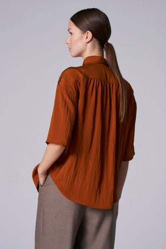 Blouse - Brun - Astrid Black Label