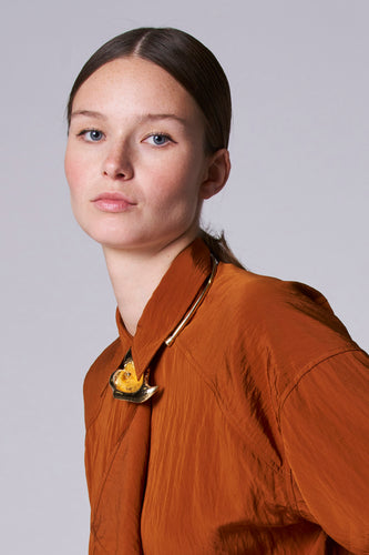 Blouse - Brun - Astrid Black Label