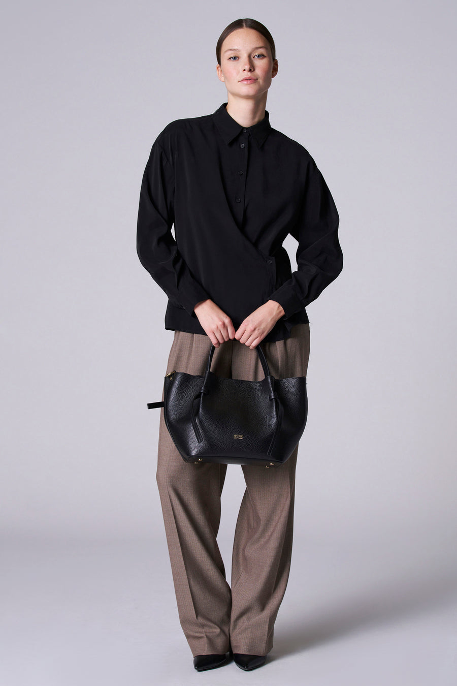 Blouse à manches longues - Noir