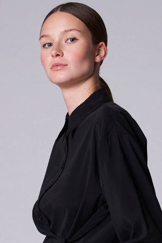 Blouse à manches longues - Noir - Astrid Black Label - 7