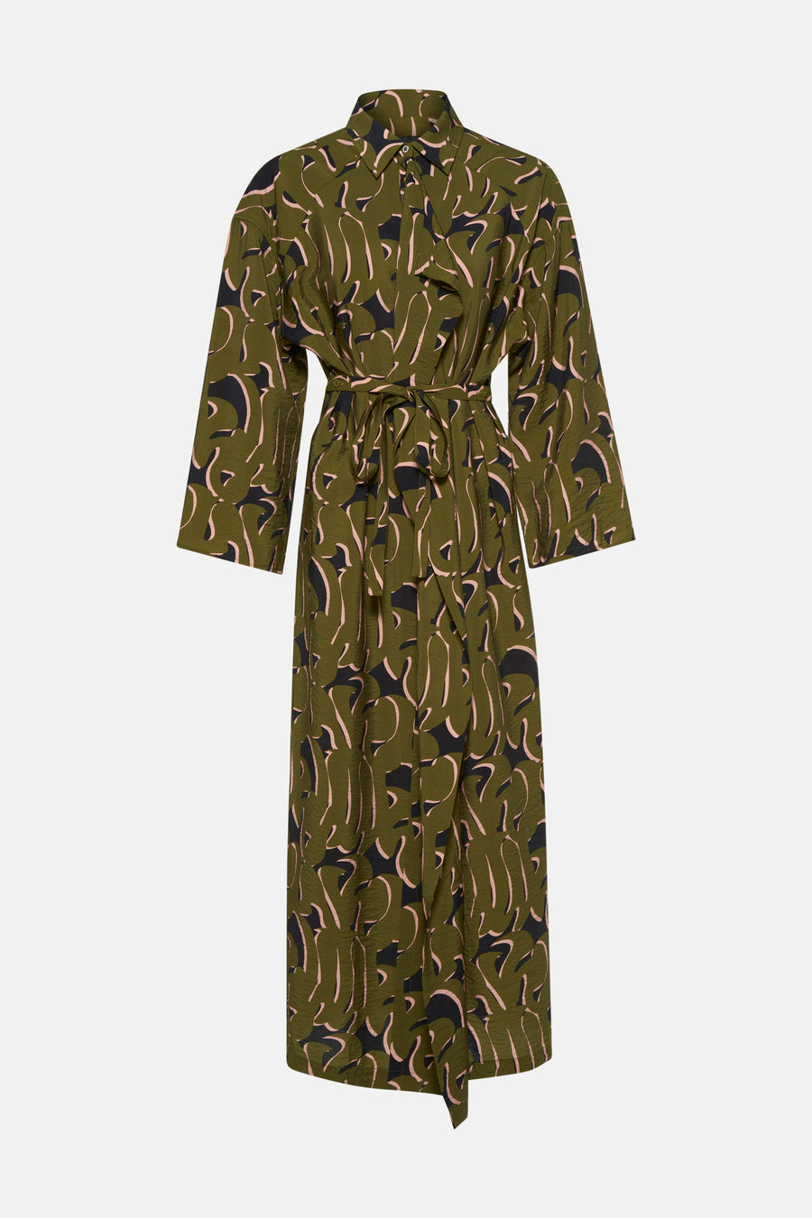 Robe à manches longues - vert - Astrid Black Label
