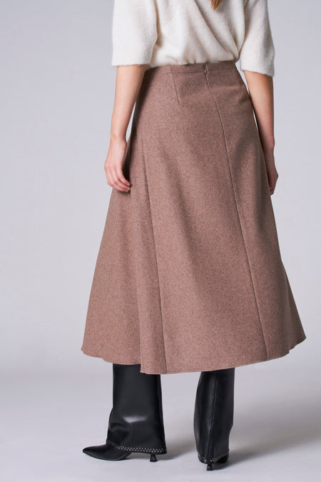 Jupe longue - taupe