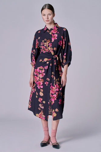 Robe à manches longues - Noir - Astrid Black Label