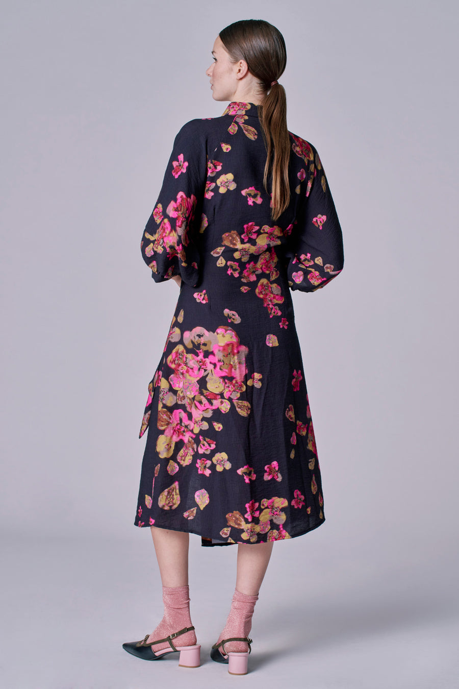 Robe à manches longues - Noir - Astrid Black Label