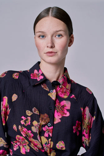 Robe à manches longues - Noir - Astrid Black Label