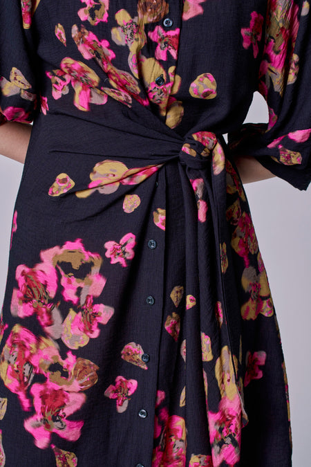 Robe à manches longues - Noir