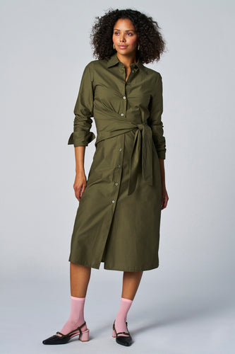 Robe à manches longues - Kaki - Astrid Black Label