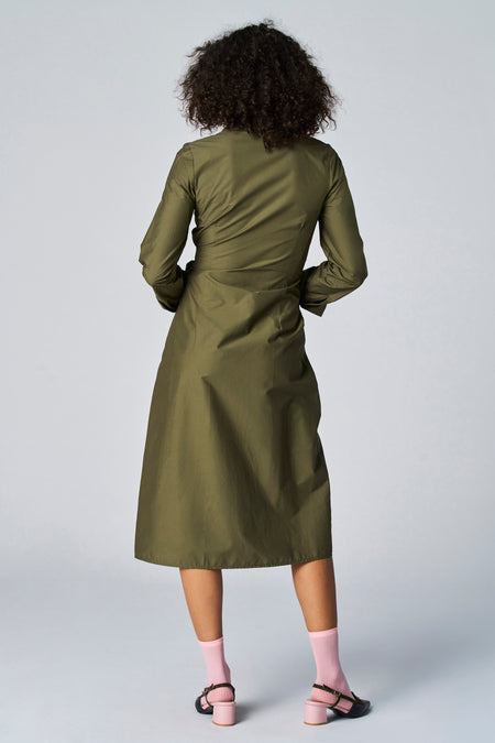 Robe à manches longues - Kaki