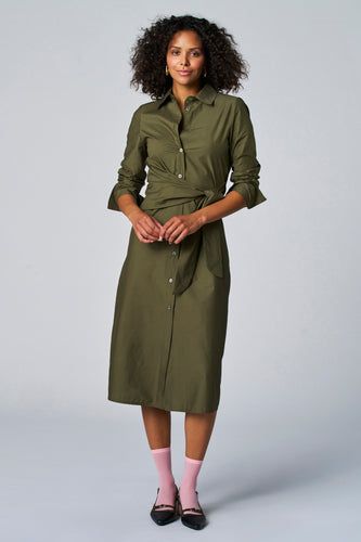 Robe à manches longues - Kaki - Astrid Black Label