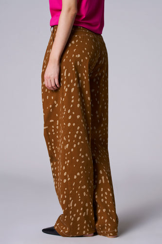 Pantalon coloré - Brun - Astrid Black Label