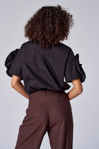 Blouse à manches courtes - Noir - Astrid Black Label - 8