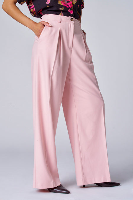 Pantalon coloré - rose