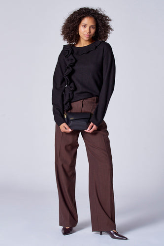 Pantalon de costume - brun - Astrid Black Label