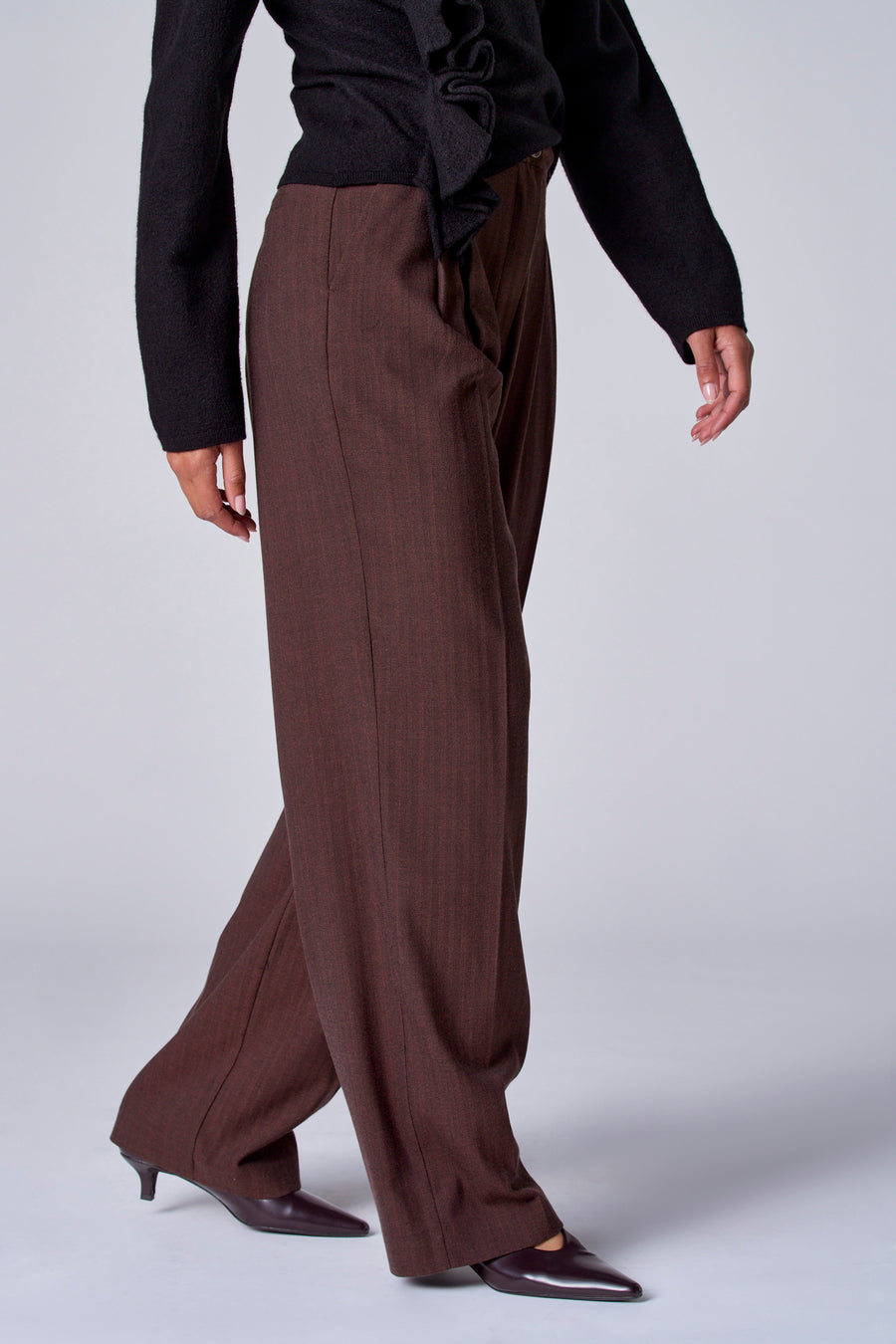 Pantalon de costume - brun - Astrid Black Label