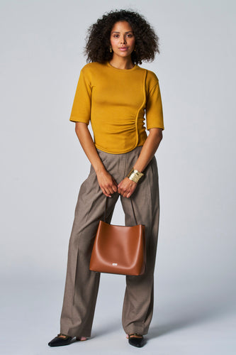 Pantalon coloré - taupe