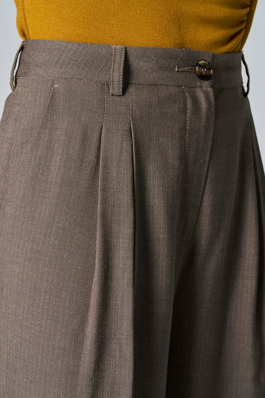 Pantalon coloré - taupe - Astrid Black Label