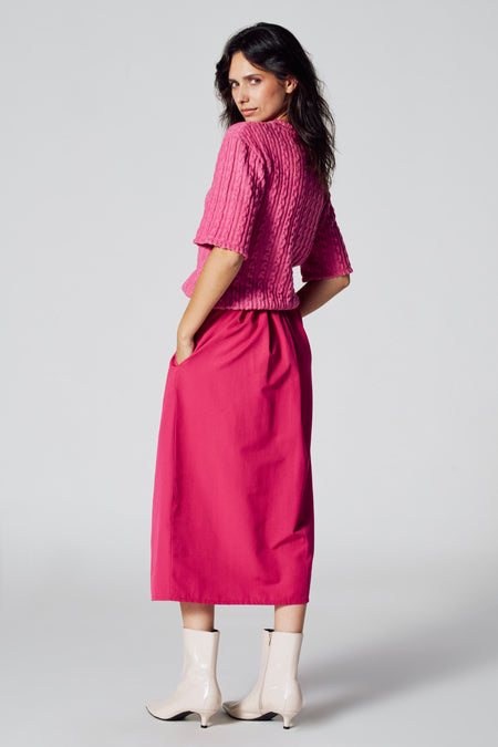 Robe à manches courtes - rose
