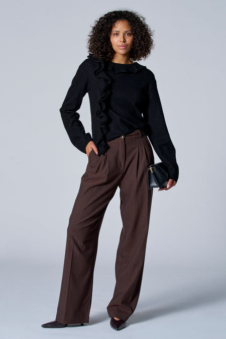 Pull col roulé Black denim - Astrid Black Label
