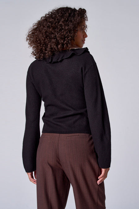 Pull à col roulé - Noir