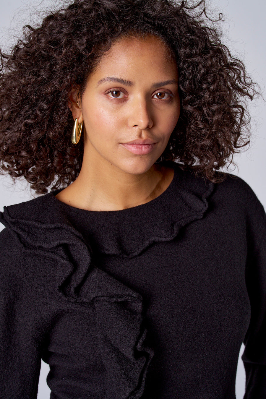 Pull à col roulé - Noir - Astrid Black Label