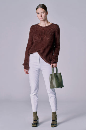 Pull à col rond - brun - Astrid Black Label - 8