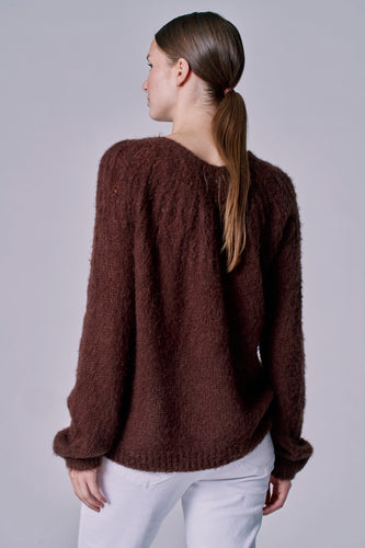 Pull à col rond - brun - Astrid Black Label - 8