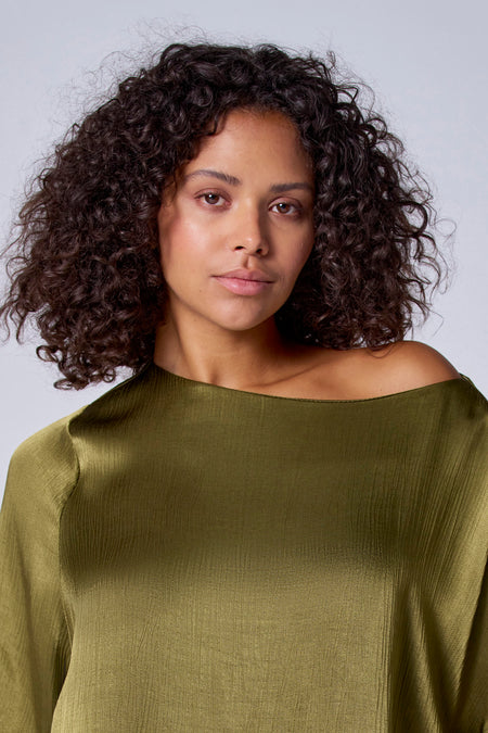 Blouse à manches courtes - vert
