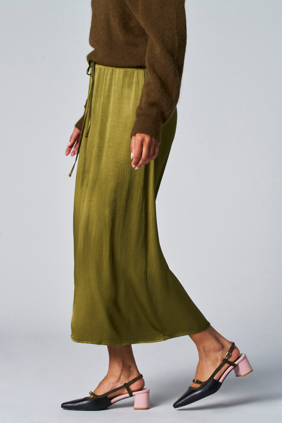 Jupe longue - vert - Astrid Black Label