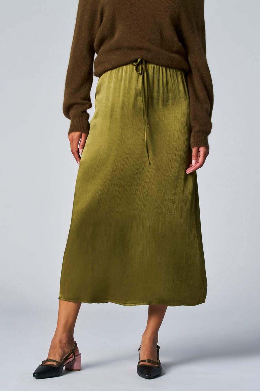 Jupe longue - vert - Astrid Black Label