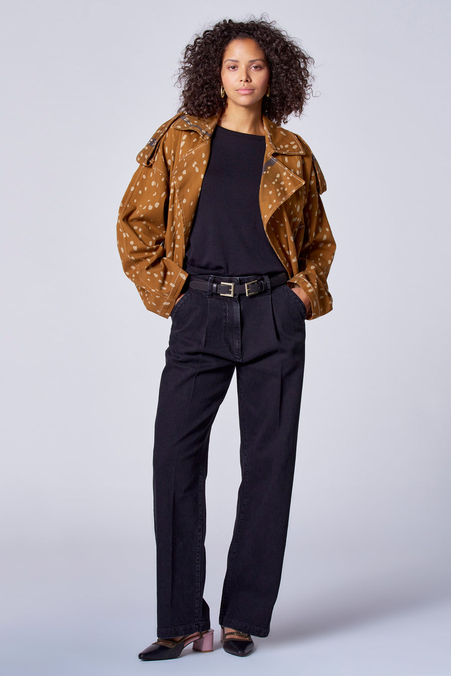 Pull à col rond - Noir - Astrid Black Label