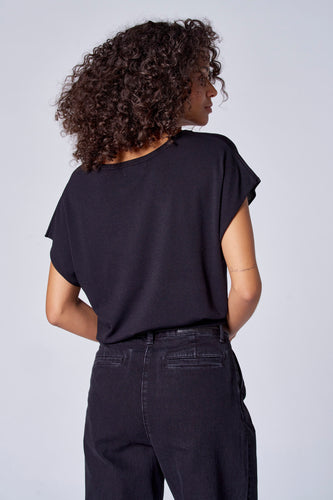 Pull à col rond - Noir - Astrid Black Label