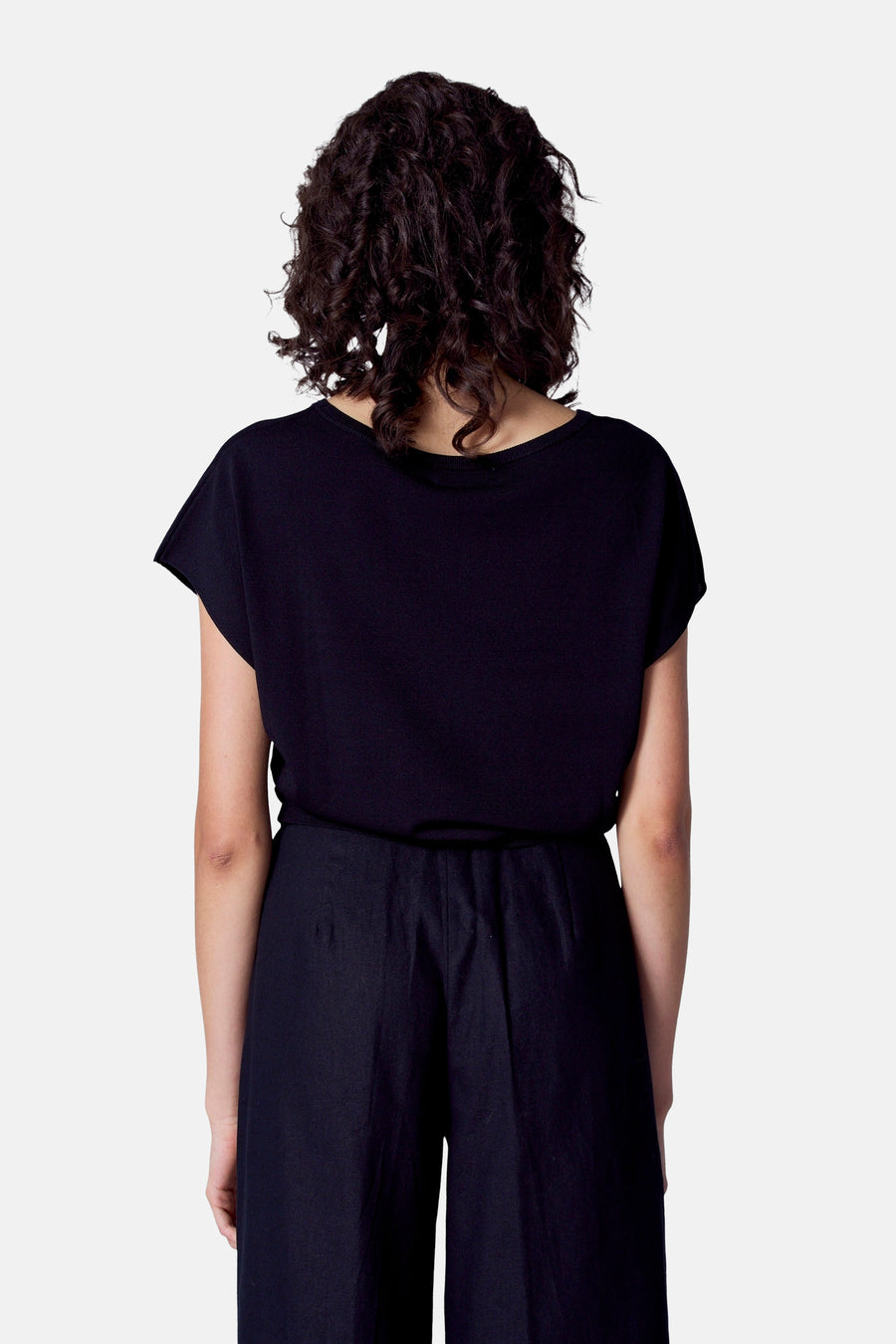 Pull à col rond - Noir - Astrid Black Label