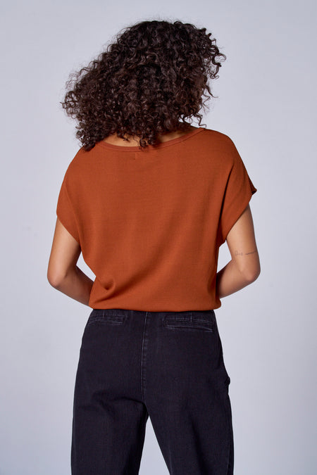 Pull col O Orange - Astrid Black Label