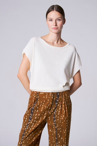 Pull à col rond - écru - Astrid Black Label