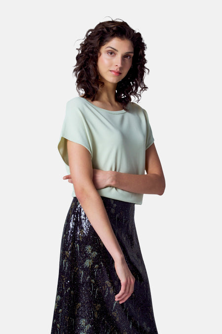 Pull col O Vert - Astrid Black Label