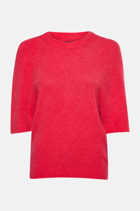 Pull à col rond - rose