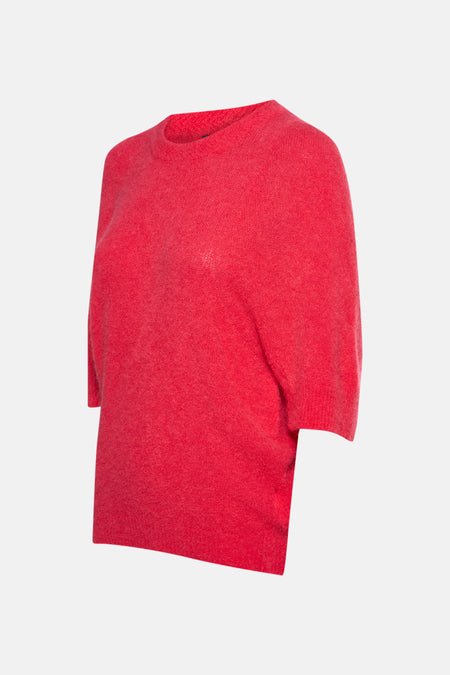 Pull à col rond - rose