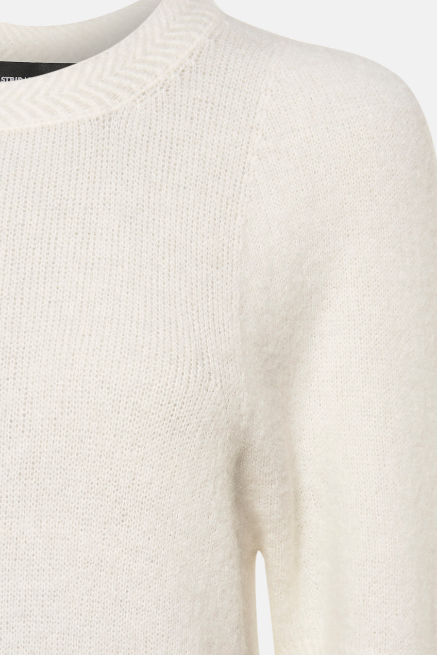 Pull à col rond - blanc - Astrid Black Label