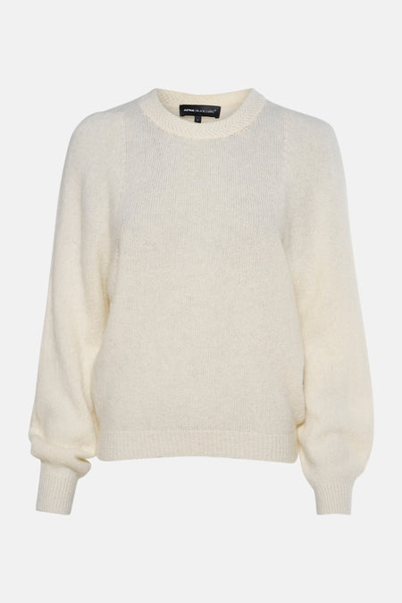 Pull à col rond - écru