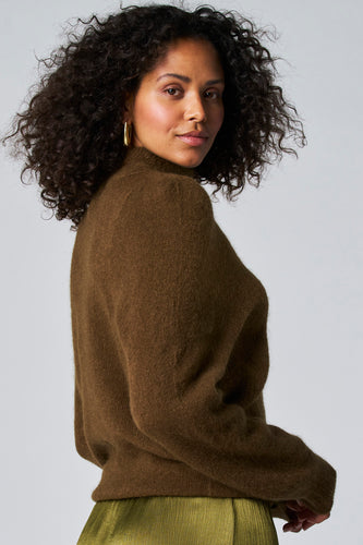 Pull à col roulé - Kaki - Astrid Black Label - 6