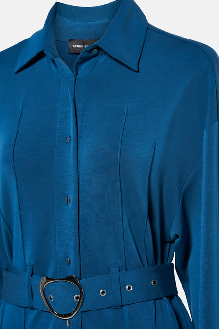 Robe à manches longues - bleu