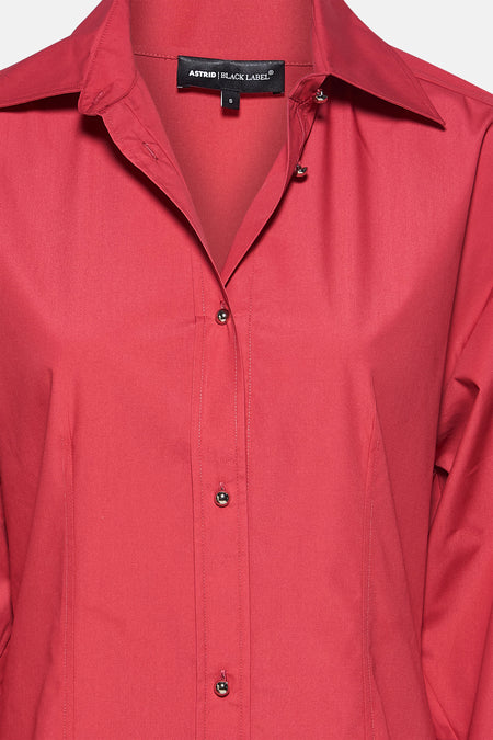 Chemise à manches longues - rose