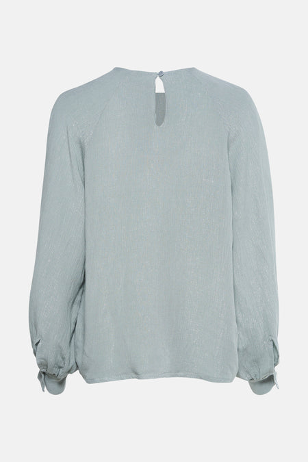 Blouse à manches longues - bleu